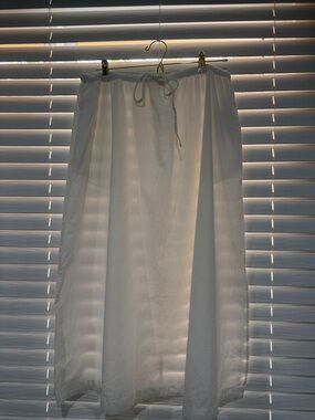 Universal Thread White Drawstring Midi Skirt